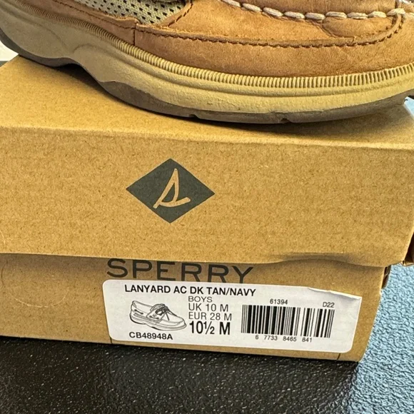 Sperry Kids Brown Moccasins - Picture 2 of 6